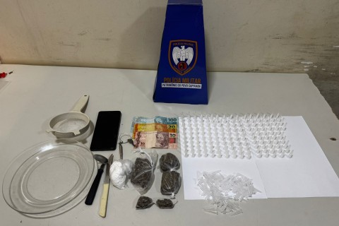Drogas apreendidas em Guarapari