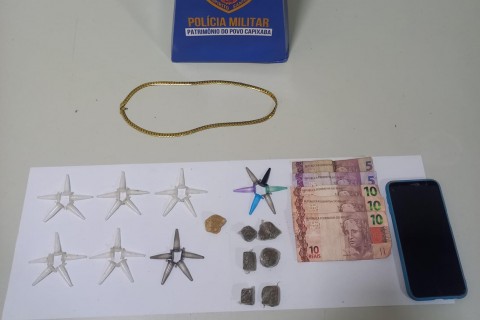 PM apreendeu drogas e tem que dar choque para prender suspeito em Guarapari